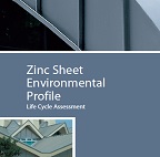 Zinc Sheet Environmental Profile - Life Cycle Assessment